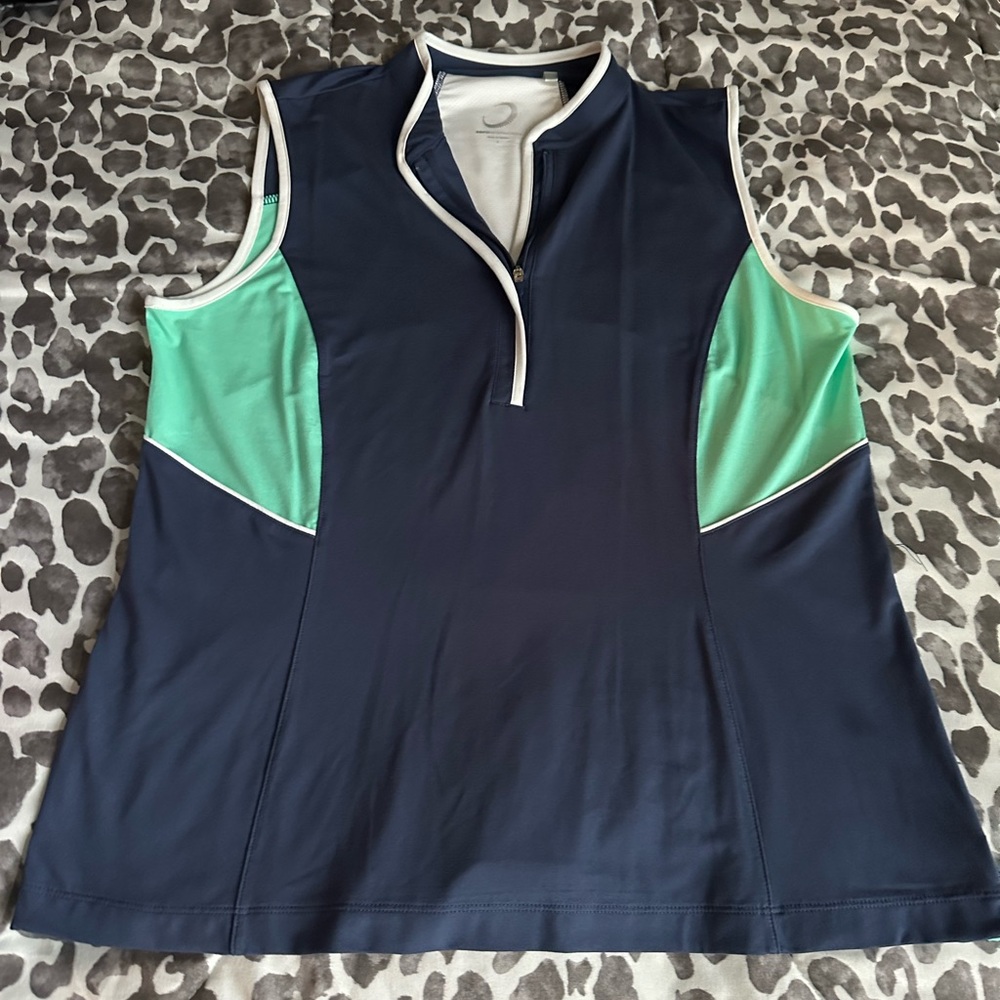 Zero Restriction sleeveless golf top Sz LG